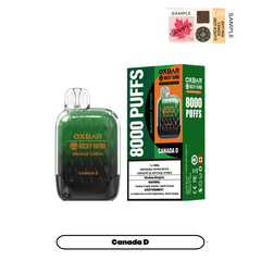 OXBAR G8000 CANADA D (BLACKOUT EDITION) DISPOSABLE VAPE (8000 PUFFs)