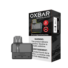 Oxbar Oxpod 8mL Replacement Pods: 2-pack, Unione Hyper Coil, perfect fit for Oxpod Elite. Refillable and efficient for smooth vaping performance.