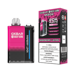 NEW OXBAR M20K RASPBERRY LEMON DISPOSABLE VAPE AT MISTER VAPOR PEI