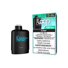 New Arrival! STLTH LOOP MAX ICE MINT 70K POD prefilled packed with upto 70000 puffs and boost mode. Buy now at mister vapor with competetive pricing.