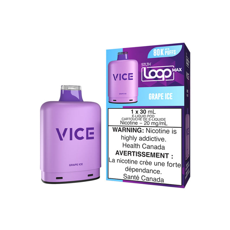 STLTH Loop Max X Vice - Grape Ice 80K Pod