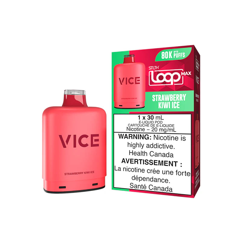 STLTH Loop Max X Vice - Strawberry Kiwi Ice 80K Pod