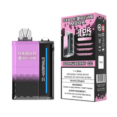 BUY NEW OXBAR M20K STRAWBERRY CC DISPOSABLE VAPE AT MISTER VAPOR CANADA