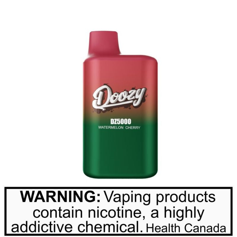 SAME-DAY DELIVERY DOOZY DZ5000 WATERMELON CHERRY DISPOSABLE VAPE At Mister Vapor Canada