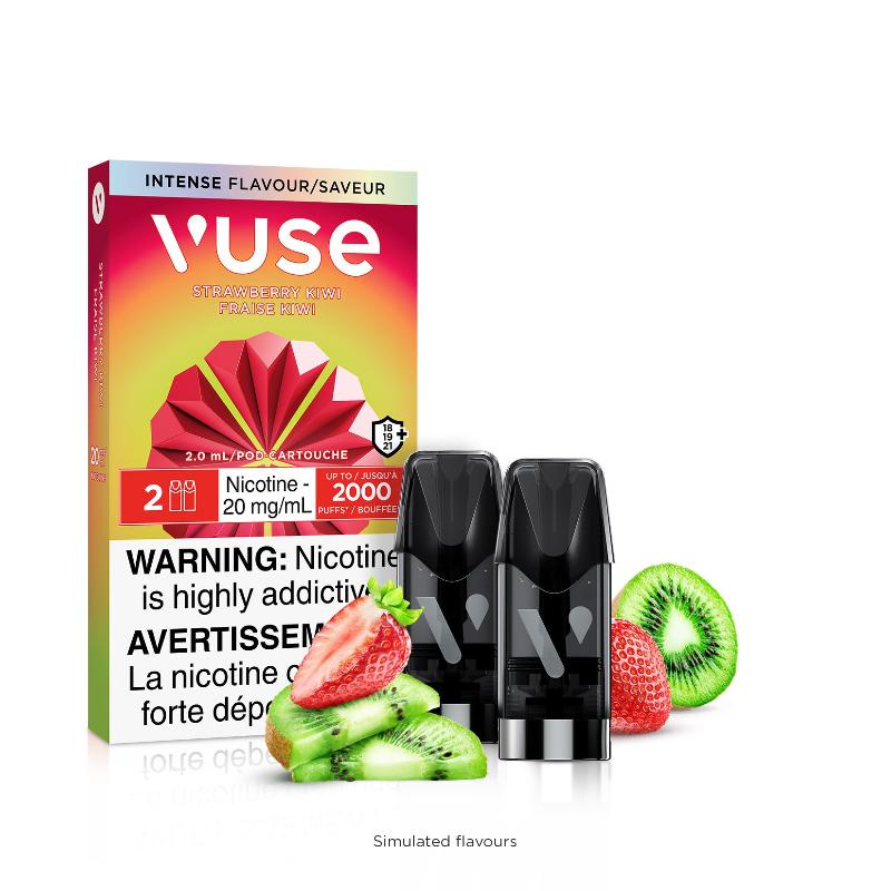 1. BEST VAPE STORE VUSE STRAWBERRY KIWI ePOD POD AT MISTER VAPOR (MR.VAPOR) CANADA