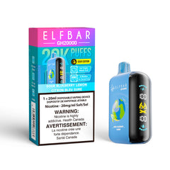 SOUR BLUEBERRY LEMON ELF BAR GH20k DISPOSABLE VAPE

Enjoy a sour blend of blueberry lemon