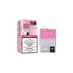 #1 VAPE SHOP NEAR ME OX BAR MAZE PRO STRAWBERRY FT DISPOSABLE VAPE (10000 PUFFs)