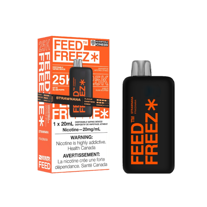 FEED FREEZ STRAWNANA DISPOSABLE (25000 PUFFs)