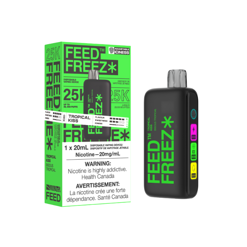 FEED FREEZ TROPICAL KISS DISPOSABLE (25000 PUFFs)