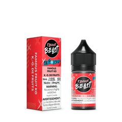 NEW ARRIVAL FLAVOUR BEAST E-LIQUID FAMOUS FRUIT KO ICED SALT AT MISTER VAPOR