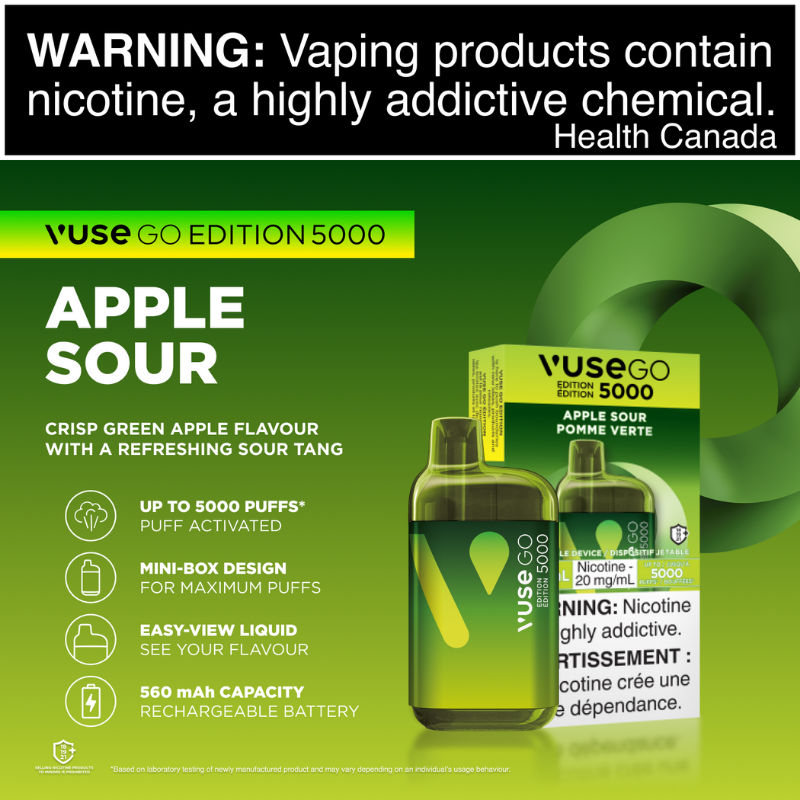 1. BEST VAPE STORE VUSE GO EDITION 5000 DISPOSABLE AT MISTER VAPOR (MR.VAPOR) CANADA Mister Vapor 1. BEST VAPE STORE VUSE GO EDITION 5000 DISPOSABLE AT MISTER VAPOR (MR.VAPOR) CANADA Mister Vapor
