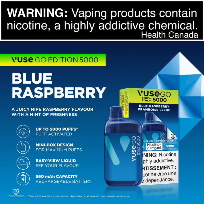 1. BEST VAPE STORE VUSE GO EDITION 5000 DISPOSABLE AT MISTER VAPOR (MR.VAPOR) CANADA Mister Vapor 1. BEST VAPE STORE VUSE GO EDITION 5000 DISPOSABLE AT MISTER VAPOR (MR.VAPOR) CANADA Mister Vapor