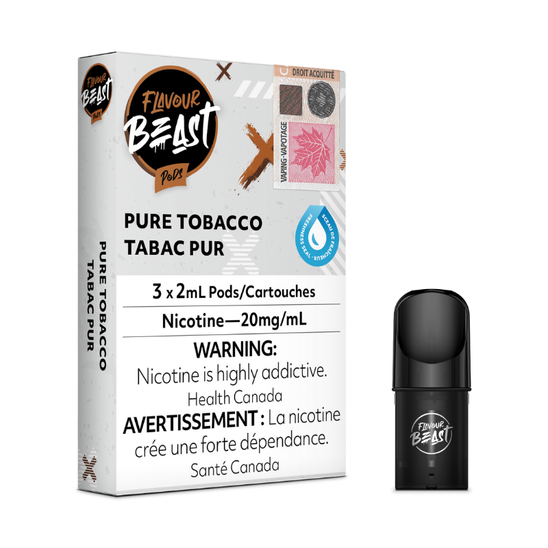 #1 VAPE SHOP IN CANADA SELLING FLAVOUR BEAST PURE TOBACCO PODS VAPE MISTER VAPOR CANADA