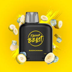 BEST VAPE SHOP SELLING LEVEL X BUSSIN' BANANA ICED FLAVOUR BEAST POD AT MISTER VAPOR CANADA