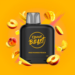 #1 BEST VAPE STORE NEAR ME WITH LEVEL X MAD MANGO PEACH FLAVOUR BEAST POD AT MISTER VAPOR CANADA