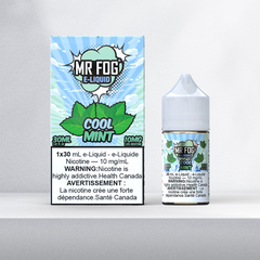 1. VAPE STORE DISTRIBUTING NEW MR. FOG E-LIQUIDS COOL MINT (30ML) AT MISTER VAPOR CANADA