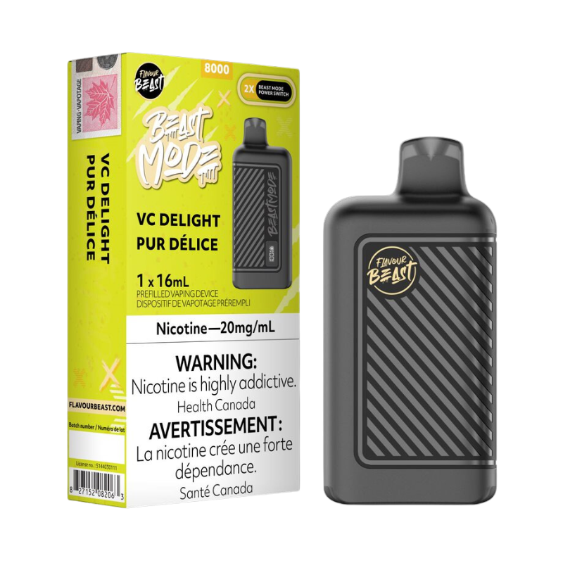 1. VAPE SHOP DELIVERING BEAST MODE 8K BY FLAVOUR BEAST VC DELIGHT DISPOSABLE VAPE AT MISTER VAPOR CANADA