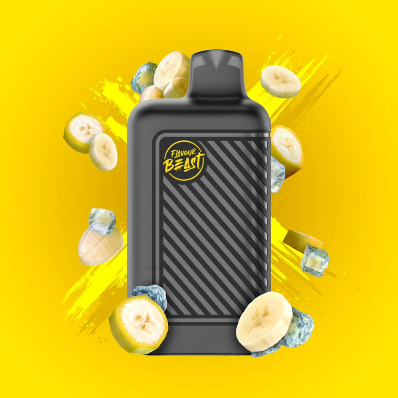bussin bars disposable vape 1 VAPE SHOP IN TORONTO BEAST MODE 8K BUSSIN' BANANA ICED DISPOSABLE VAPE AT MISTER VAPOR CANADA – Mister Vapor