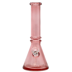 1.VAPE SHOP CARRYING BLUEBERRY DOUBLE RING BEAKER BONG 10" PINK AT MISTER VAPOR CANADA