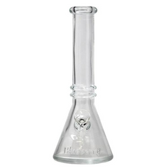 1.VAPE SHOP CARRYING BLUEBERRY DOUBLE RING BEAKER BONG 10" CLEAR AT MISTER VAPOR CANADA