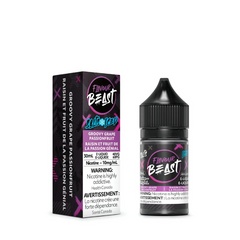 1. BEST NEW ARRIVAL FLAVOUR BEAST E-LIQUID GROOVY GRAPE PASSIONFRUIT ICED 10MG SALT AT MISTER VAPOR