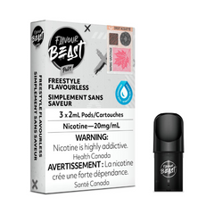 FLAVOUR BEAST FREESTYLE FLAVOURLESS PODS