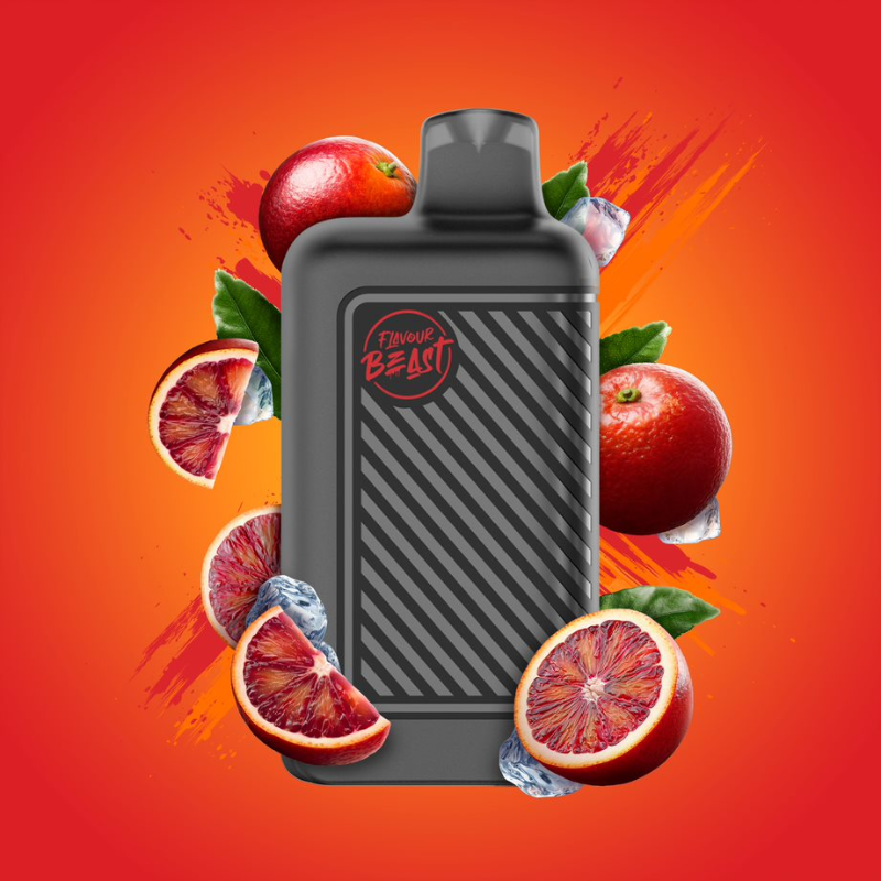 BEST FLAVOUR BEAST MODE 8K BANGIN' BLOOD ORANGE ICED DISPOSABLE VAPE Same-day and next day delivery within the zone and express shipping GTA, Aurora, Scarborough, Brampton, Etobicoke, Mississauga, Markham, Richmond Hill, Ottawa, Oshawa, Vaughan, Toronto, York, North York, Newmarket, Montreal, Burlington, Oakview, Ajax, Whitby, Courtice, Pickering, Barrie, London, Kingston