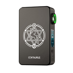 LOST VAPE CENTAURUS M200 BOX MOD The Centaurus M200 innovates the way you look at mods . The 200W dual 18650 powered box mod with a 2A Type-c incorporates an innovative 3-in-1 jog dial control with a mechanic On / Off toggle switch is the perfect way to make vapers life easy .