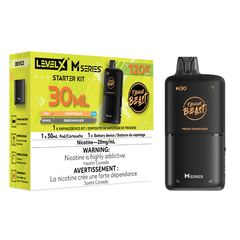 Level X M30 Flavour Beast Pod Starter Kit - Frizzy Peach Iced, 120k Puffs - PODS - Mister Vapor