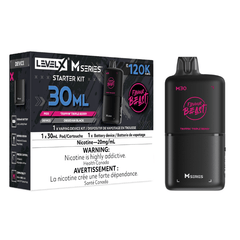 Level X M30 Flavour Beast Pod Starter Kit - Trippin' Triple Berry, 120k Puffs - PODS - Mister Vapor