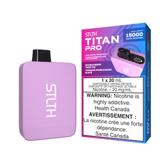 DOUBLE BERRY TWIST ICE STLTH TITAN PRO (15000 PUFFs) DISPOSABLE VAPE Step into the otherworldly realm of the STLTH Titan 10k Disposable Vape—where power and performance come together to form vaping greatness! Same-day delivery within the zone and express shipping GTA, Scarborough, Brampton, Etobicoke, Mississauga, Markham, Richmond Hill, Ottawa, Montreal, Nova Scotia, PEI, Vancouver, Vaughan, Toronto, York, North York, London, Kingston, Burlington, Hamilton, Quebec City, Halifax, St. John's, Fredericton, On