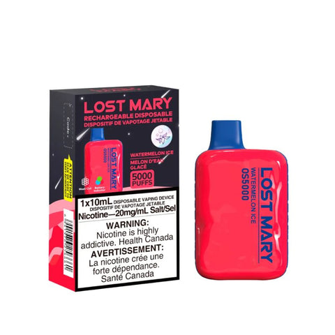 1. BEST RATED STORE LOST MARY WATERMELON ICE DISPOSABLE VAPE AT MISTER VAPOR (MR.VAPOR) CANADA