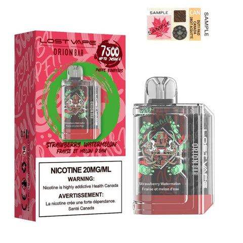 BUY LOST VAPE ORION BAR STRAWBERRY WATERMELON DISPOSABLE At Mister Vapor Canada