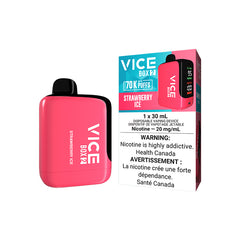 STRAWBERRY ICE VICE BOX 2 70K DISPOSABLE VAPE: 70000 puffs, 30mL e-liquid capacity, Adjustable airflow and battery & E-liquid indicator. Buy now at MV