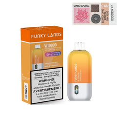 #2 FUNKY LANDS ORANGE BERRY DISPOSABLE VAPE (10000 PUFFS) AT MV TORONTO