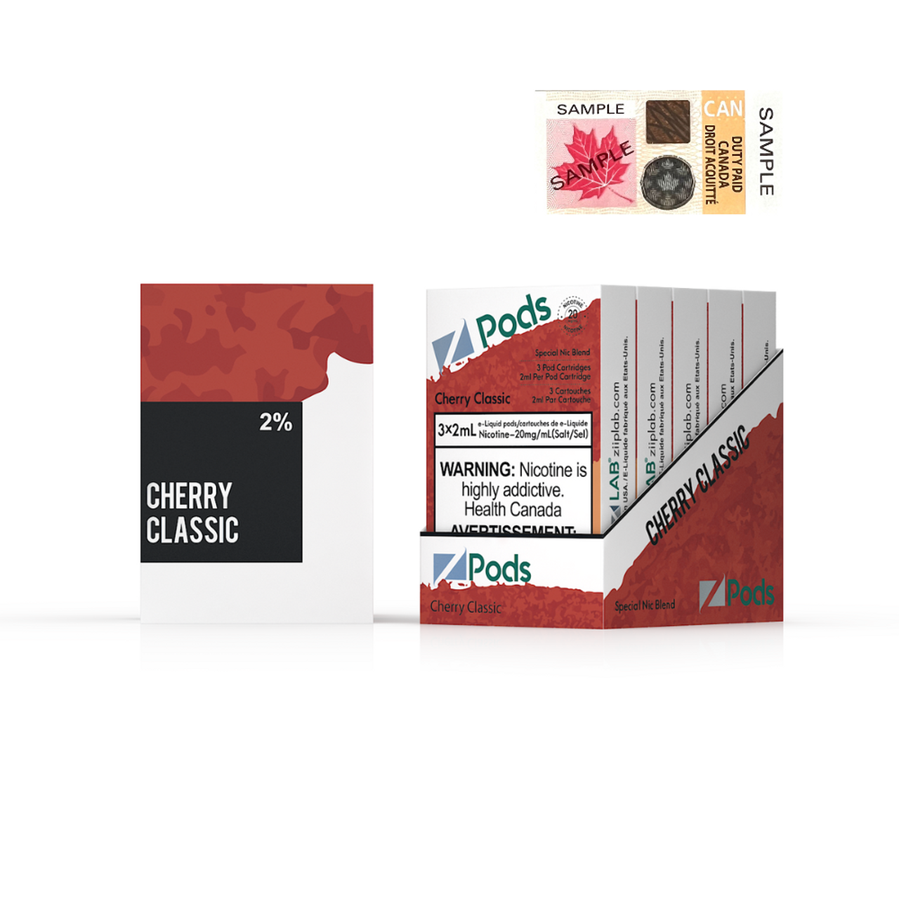 Z PODS CHERRY CLASSIC 2% SPECIAL NIC BLEND