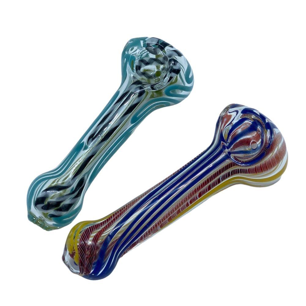 4" GLASS HAND PIPES