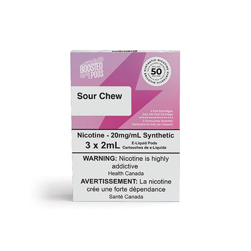 BOOSTED SOUR CHEW PODS (STLTH COMPATIBLE)