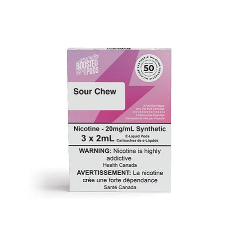 BOOSTED SOUR CHEW PODS (STLTH COMPATIBLE)