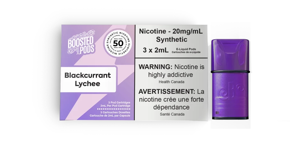  BOOSTED BLACKCURRANT LYCHEE PODS (STLTH COMPATIBLE) IN TORONTO, ECTOBICOKE, NORTH YORK, BURLINGTON ONTARIO CANADA