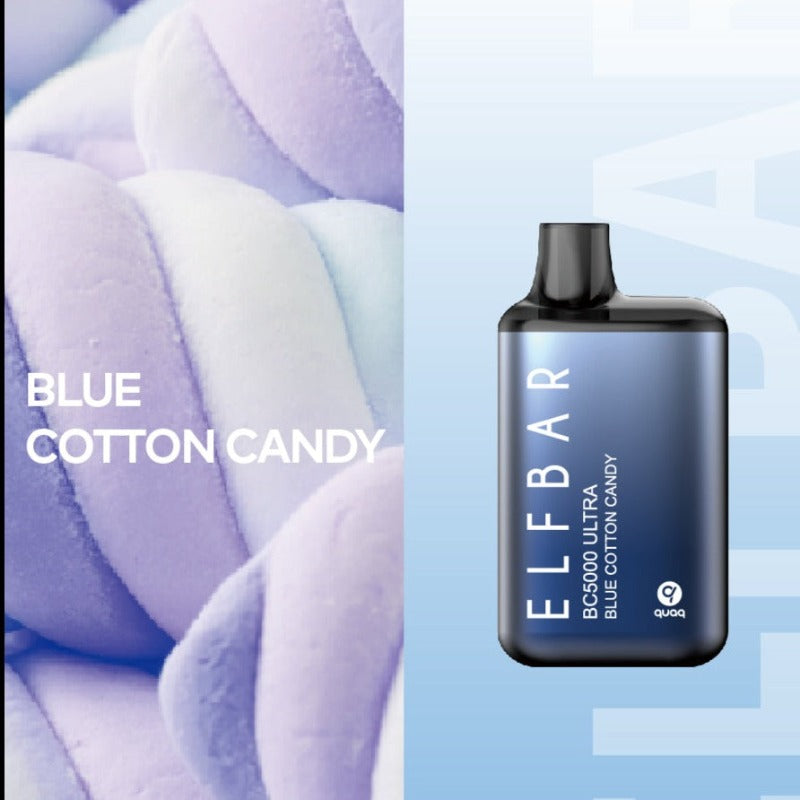 Elf Bar BC5000 Ultra Blue Cotton Candy