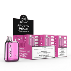 BUY EXCISE TAX GCORE BOX FROZEN PEACH DISPOSABLE (7000) AT MISTER VAPOR CANADA