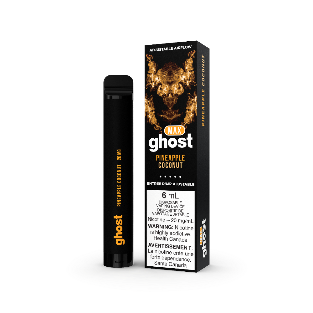 GHOST MAX PINEAPPLE COCONUT DISPOSABLE VAPE STICK