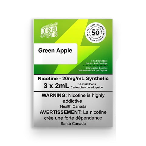 BOOSTED SOUR GREEN APPLE PODS (S-COMPATIBLE)