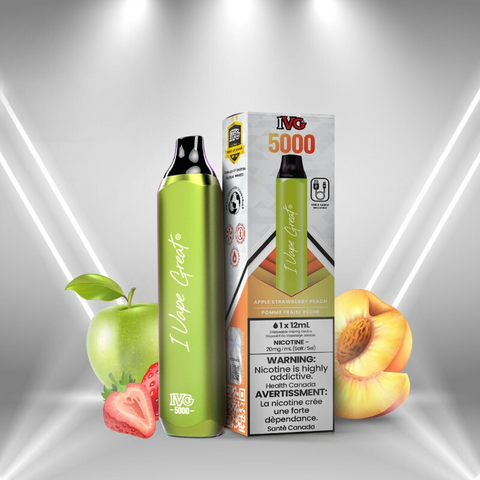 IVG MAX BUY APPLE STRAWBERRY PEACH DISPOSABLE MISTER VAPOR CANADA