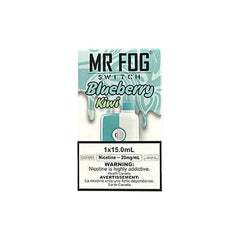 19+ MR. FOG SWITCH BLUEBERRY KIWI DISPOSABLE VAPE MISTER VAPOR CANADA