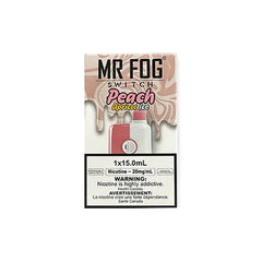 MR. FOG SWITCH PEACH APRICOT ICE DISPOSABLE VAPE MISTER VAPOR CANADA