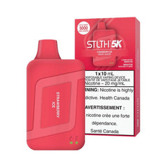 HOT BUY STLTH K5 BOX STRAWBERRY ICE DISPOSABLE VAPE AT MISTER VAPOR CANADA THE BEST ONLINE VAPE STORE