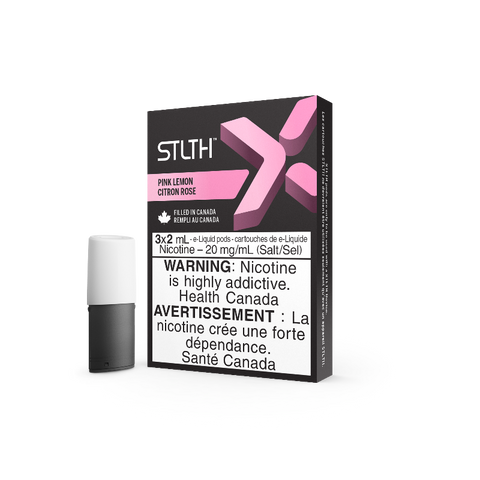 STLTH X PINK LEMON PODS (3 PACK) mister vapor