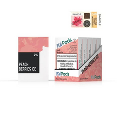 BUY Z PODS PEACH BERRIES ICE 2% SPECIAL NIC BLEND AT MISTER VAPOR (MR. VAPOR) CANADA